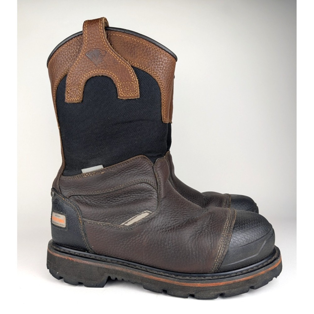 Herman Survivors Mens Size 8.5 Pro Pull On Harrington Steel Toe Waterproof Boots